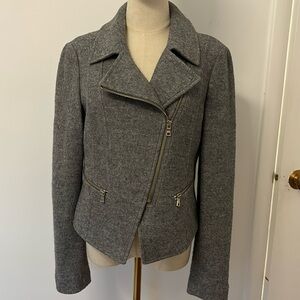 EUC Ann Taylor Gray Wool Jacket/Blazer, size S